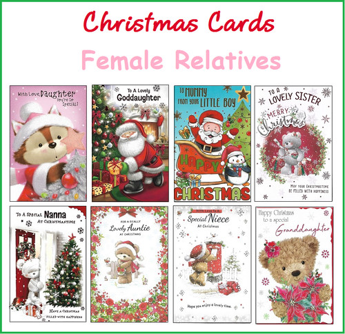 Christmas cards female - christmas,