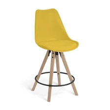 Habitat Jerry Counter Bar Stool - Mustard (1 Stool Only)