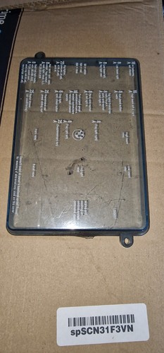 Bmw e28 fuse box - fuse, cover