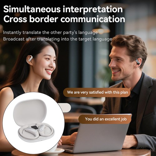 Language translator earbuds - language,