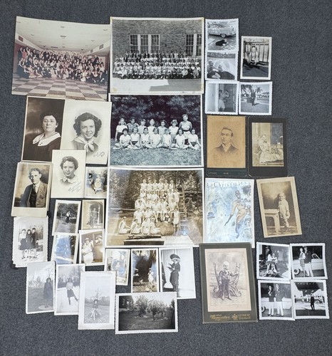 Vintage found photo lot - found,