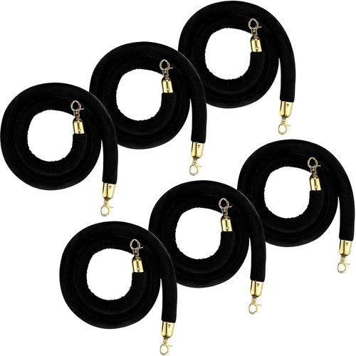 Pack stanchion ropes hook - 6, w/