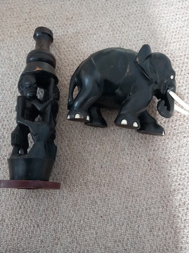 African hand carved wooden - hand,