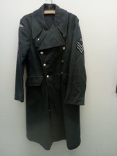 Vintage RAF Royal Air Force 1961 Wool Greatcoat Chief Technician Size 8 vgc .