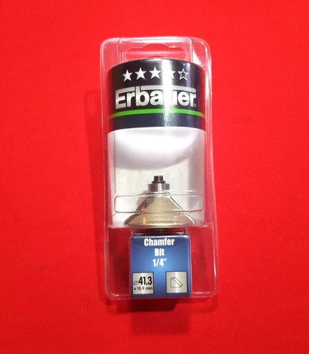 Erbauer chamfer bit - chamfer, 1/4"