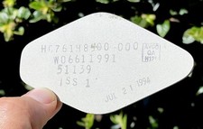 Genuine Original Airplane Aircraft Airline Aeroplane Diamond Shaped Panel