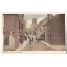 THETFORD Bridge Street, Norfolk Postcard by Boughton Unused