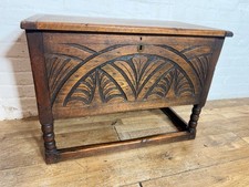 Antique Oak Coffer Chest