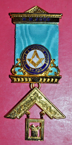 Masonic past master - past, jewel