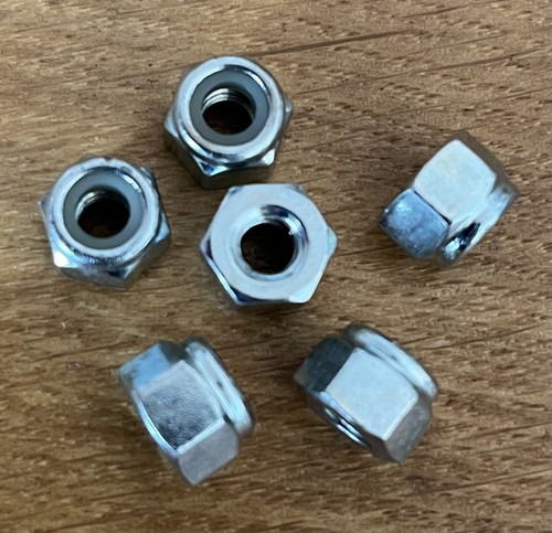 Whitworth nyloc nuts - 6,