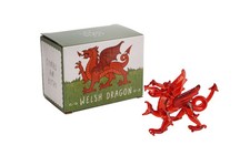 Glass Welsh Dragon Ornament