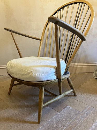Ercol windsor wooden armchair - ercol,