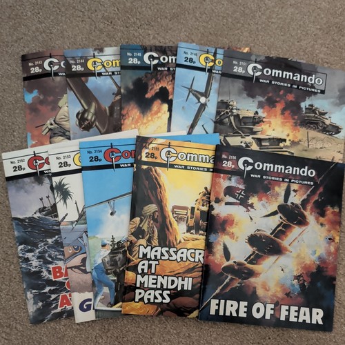 Commando comics 2143 2144 - 10,