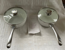 Portmeirion - Sophie Conran - 2 x Saucepans - Pre-Owned but Unused