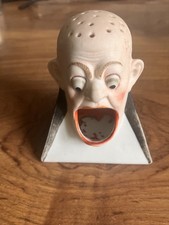 Antique Very Rare Schafer Vater Smoking Ashtray/ Match Holder