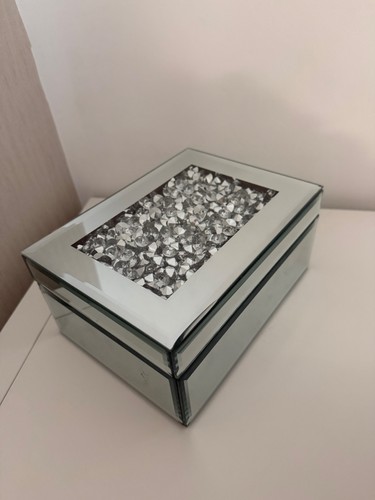 Mirrored glass jewellery - glass,