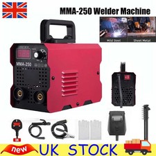 Portable Mini ARC MMA‑250 Amp IGBT Inverter Welder Electric Welding Machine UK
