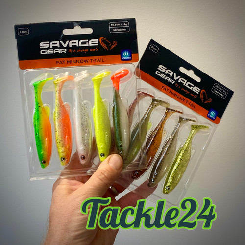 Savage gear fat minnow - fat, tails