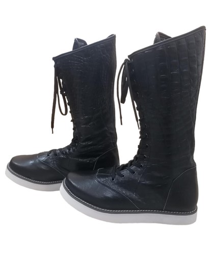 Pro wrestling long boots 100 - wrestling, 100%