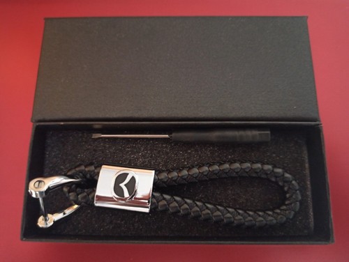 Mazda luxury leather keyring - luxury,