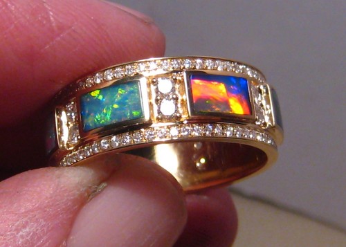 Men gem opal diamond - gem, &