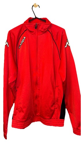 Kappa red tracksuit top - kappa,