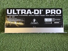 Behringer ULTRA-DI PRO DI4000 - 4 Channel Active Direct Inject Box **Untested**
