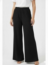 Women’s Flared Pants Waffle Knit Soft Stretch Wide Leg Palazzo Lounge Trousers