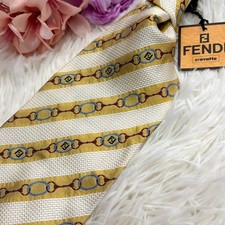 Fendi Horse Carriage Logo Silk