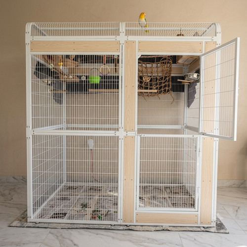Extra large metal aviary bird - aviary,