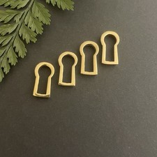 4 x Brass Key Escutcheon