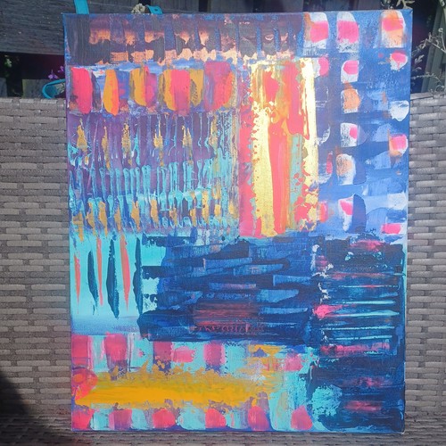 Original abstract painting art - abstract,