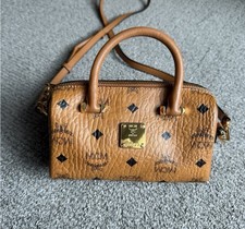 mcm cognac crossbody bag
