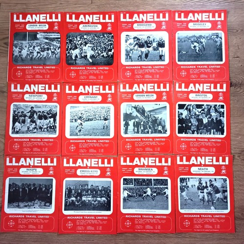 Llanelli rugby programmes - llanelli,