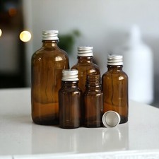 Glass Bottles Blue Clear Black