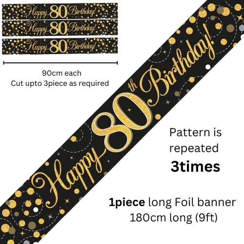 80th birthday decorations - 80th,