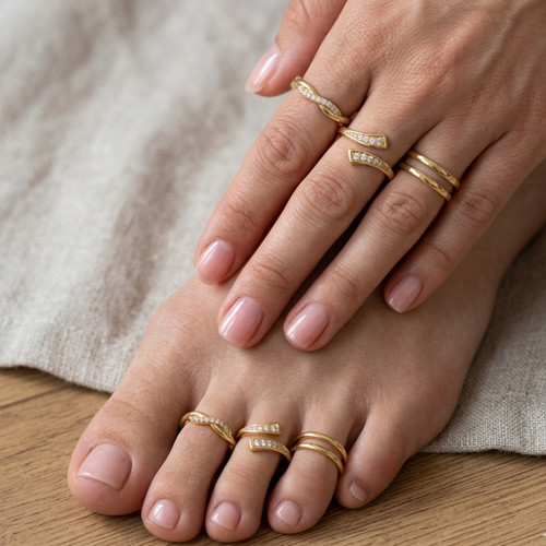 14k gold filled toe - 14k,
