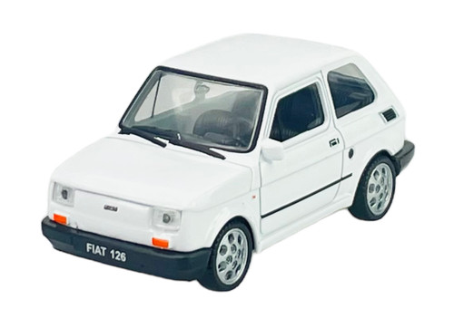 Welly fiat 126p white - welly, die