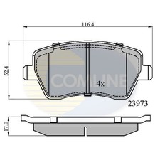 Brake Pads Set For Renault