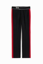 Rabanne X H&M Black Wool Red Side Striped Trousers UK 34 EU 50 US 34 BNWT RARE