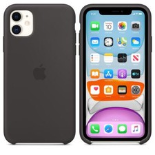 Genuine / Official Apple iPhone 11 Silicone Case - Black - New