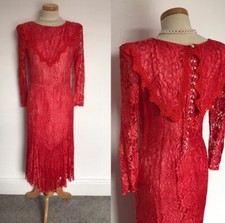 Vintage 30s Dress Art Deco
