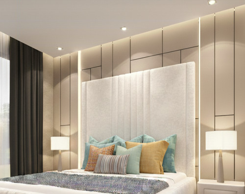 Extra tall bed - bed, headboard