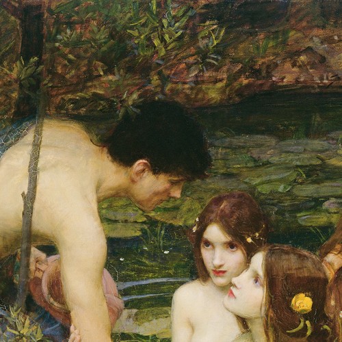 Art print john william - print,
