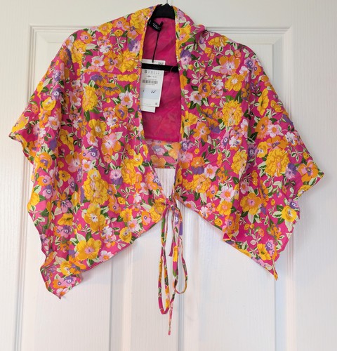 Bnwt zara pink floral - pink,