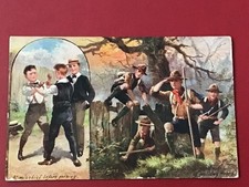 EARLY WW1 ERA TUCK MILITARY PC