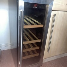CDA Stainless Steel 30cm Model Freestanding Under Counter Wine Cooler