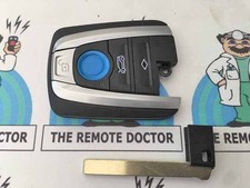 U BMW 4 BUTTON REMOTE & UNCUT KEY & NEW CASE 6805978-01 WESTON SUPER MARE #01