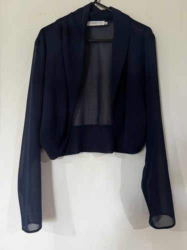John lewis navy - navy, sheer