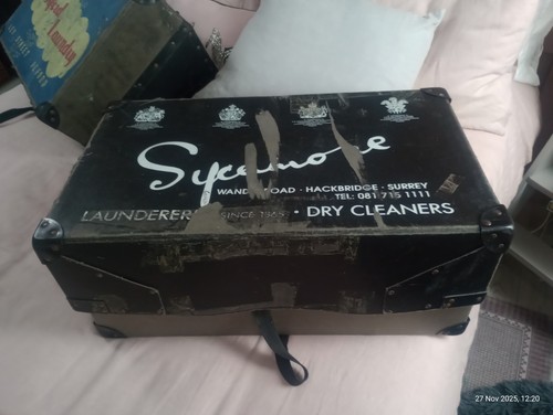 Vintage laundry box - vintage, box,